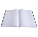 Registre Quadrillé 300 pages foliotées 29,7 x 21 cm Toilé Noir EXACOMPTA