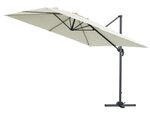 Parasol jardin déporté Alu "Sun 3" - Carré - 3 x 3 m - Ecru