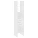 vidaXL Bibliothèque Blanc 40x35x180 cm Aggloméré