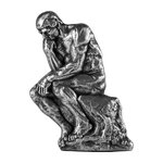 THINKER by Auguste Rodin Shaped 3 onces argent monnaie 15000 Francs Chad 2023