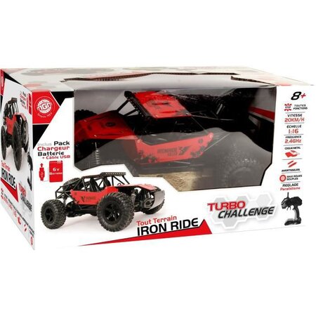 BUGGY RADIOCOMMANDE 27 CM COQUE METAL 2.4Ghz