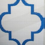 Bo-Camp Tapis d'extérieur Chill mat Casablanca 2x1 8 m Bleu
