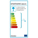 Ranex Lampe de table 25x25x43 cm Blanc