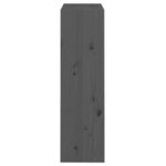 vidaXL Bibliothèque/Séparateur de pièce Gris 60x30x103 5 cm Pin solide