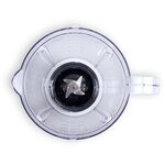 LIVOO DOP214 - Blender avec bol amovible plastique 1,5L - 2 vitesses - Fonction Pulse - 1 couteau 4 lames - Indicateur de niveau