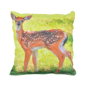 Coussin extérieur imperméable daim large