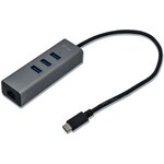 I-tec metal usb-c hub 3 port + gigabit ethernet adapter