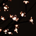 vidaXL Arbre à LED fleur de cerisier 220 LED Blanc chaud 220 cm