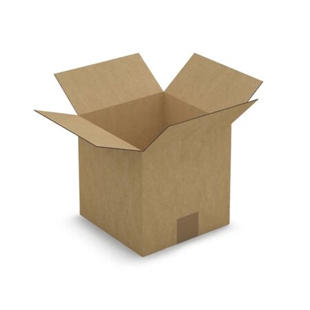 5 cartons d'emballage carrés 20 x 20 x 20 cm - Simple cannelure