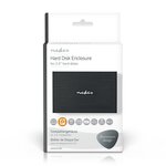 Boîtier pour Disque Dur | 2,5"| USB 3.1 | 6 Gbit/s | Aluminium | Noir