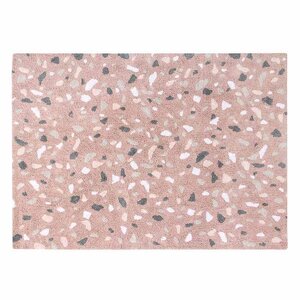 Tapis coton Terra - rose - 140 x 200