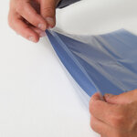Lot de 100 sachets plastiques sans fermeture 150x300mm épaisseur fine 25µ