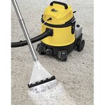Clatronic aspirateur à shampoing sec et humide bss 1309 jaune 1200 w