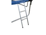 Trampoline " Happy " - Ø 2.44 m - Avec filet + échelle + couverture + kit d'ancrage