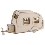 Kit bois cadre motif3d caravane fsc100  nature  36x18x15cm  40 pces  boîte 1kit