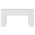 vidaXL Table basse Blanc 101x49x52 cm Bois d'ingénierie
