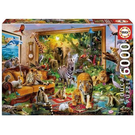 Puzzle 6000 pieces En Entrant Dans La Chambre - EDUCA