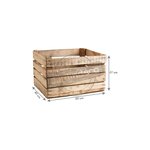 Caisse en bois rustique