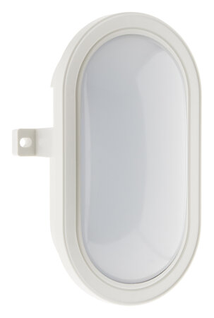 Hublot ovale LED 5 5W 450lm 4000k IP44 - Blanc