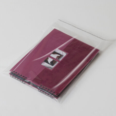 Lot de 1000 sachets plastiques autocollants 250x360mm renforcés épaisseur 70µ