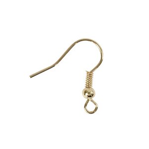 10 attaches boucles d'oreilles pendantes 18 mm - Doré