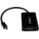 Startech.com adaptateur vidéo mini displayport vers vga avec audio - m/f - 1920x1200 / 1080p - noir