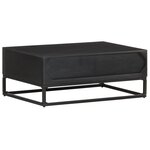 vidaXL Table basse 90x60x35 cm Bois de manguier massif
