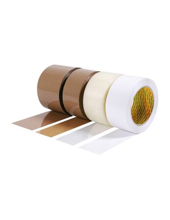 (lot  36 rouleaux) ruban adhésif polypropylène scotch® 3m 371 blanc 48mmx132m