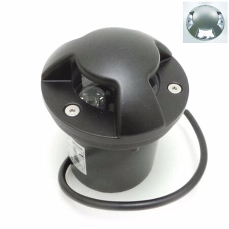 Spot extérieur encastrable led ip65 220v sol 3w walkable 4 faisceaux - blanc neutre 4000k - 5500k - silamp