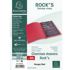 Paquet De 100 Chemises Rock''s 210 - 24x32cm - Exacompta