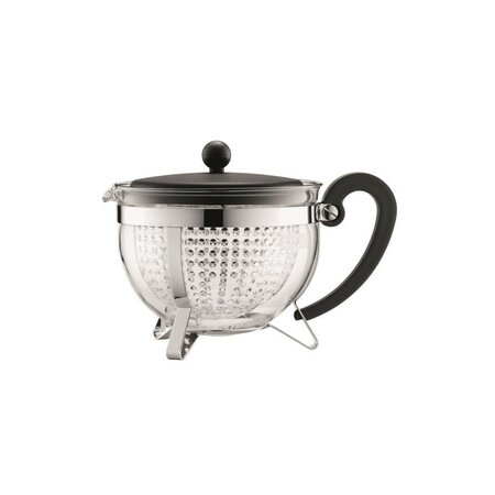 BODUM CHAMBORD Théiere filtre en acrylique 1.3 l Noir