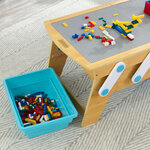 Kidkraft table de jeu et briques de construction play n store naturel