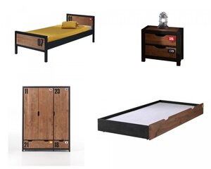 Ensemble de meubles 'Alex' avec grande armoire