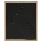 vidaXL Cadres photo 3D 3 Pièces Bois foncé 20x25 cm pour photos 13x18 cm