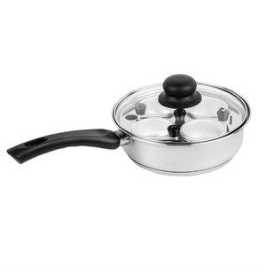 Pocheuse à œufs acier inoxydable - 4 œufs - vogue -  - aluminium et inox 720x850x310mm