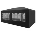 vidaXL Tente de réception 3 x 6 m Anthracite