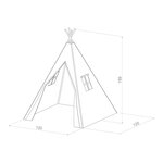 Alba Tipi tente rose pastel