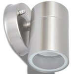 vidaXL Applique murale LED d'extérieur 2 Pièces Acier