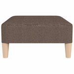 vidaXL Repose-pied Taupe 78x56x32 cm Tissu