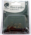Clous rivet à griffes Étoile ø8mm Antic Bronze 40 pièces