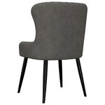 vidaXL Chaises à manger lot de 4 gris velours