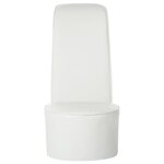 vidaXL Chaise en forme de chaussure à talon haut Blanc Similicuir
