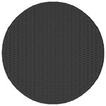 vidaXL Salon de jardin 5 Pièces avec coussins Résine tressée Noir