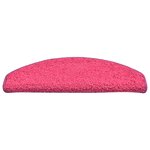 vidaXL Tapis de marches d'escalier 15 Pièces Rose 65x21x4 cm