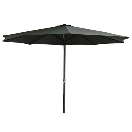 Hi parasol aluminium anthracite 3 m uv50+