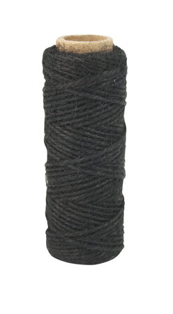 Ficelle Cordelette en coton Noir 2 mm x 30 m