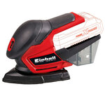 Einhell ponceuse multifonctionnelle sans fil te-os 18/1 li solo rouge