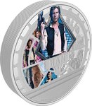 Pièce de monnaie en Argent 10 Dollars g 93.3 (3 oz) Millésime 2023 HAN SOLO
