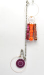 Collier sautoir Mimi orange