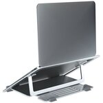 COOLER MASTER Ergostand Air Silver - Support ventilé pour ordinateur portable inclinable jusqu'a 15'' (MNX-SSEW-NNNNN-R1)